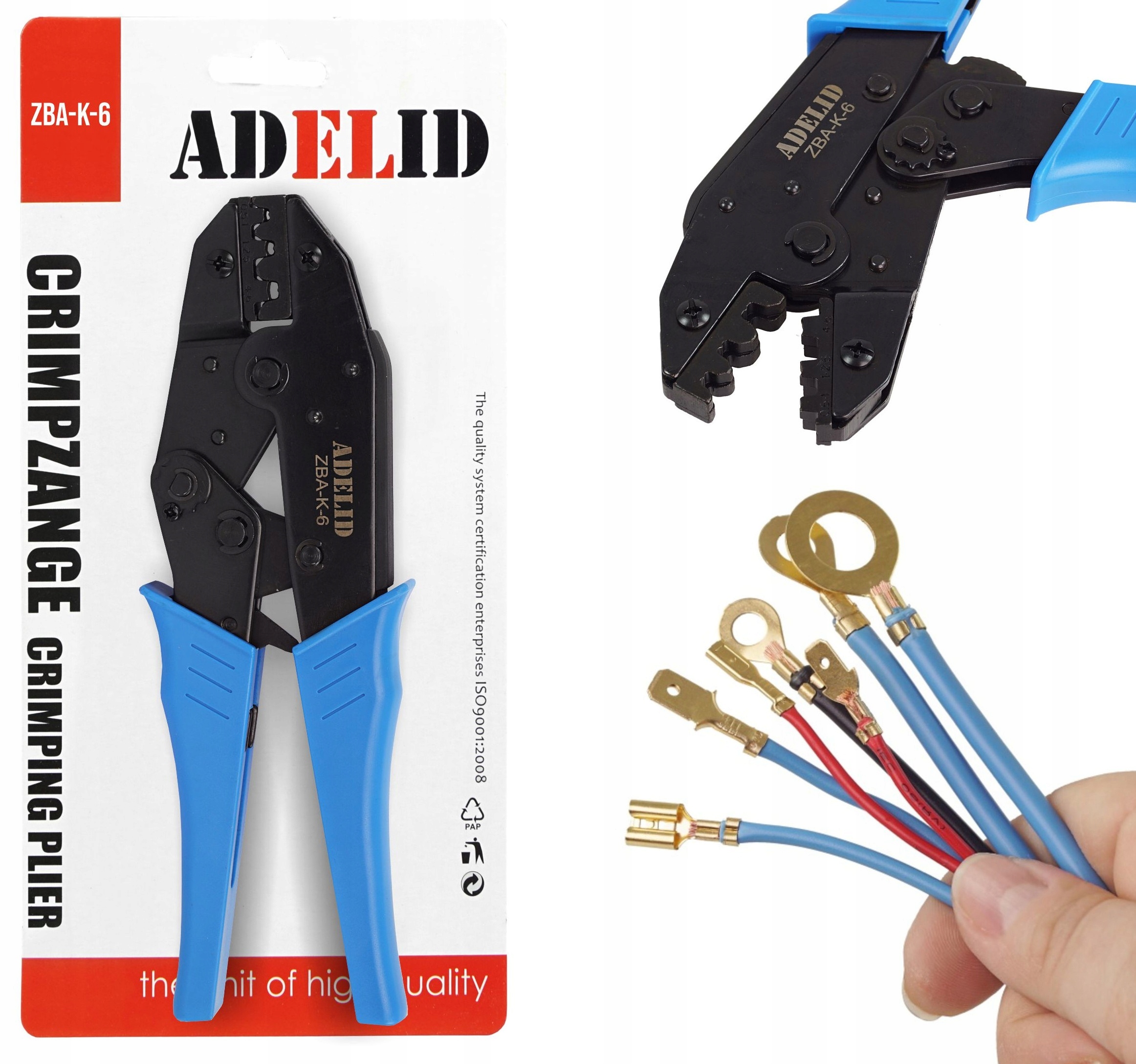 Krimpovací stroj Adelid ZBA-K-6 0,5 mm² - 6 mm²